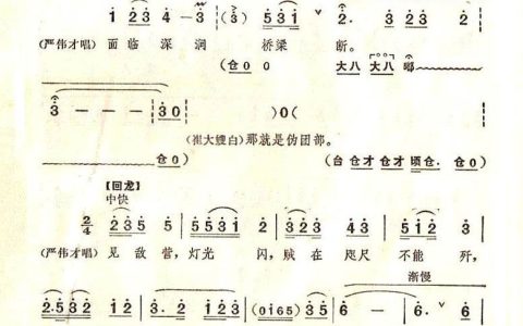 志愿军从来不怕难（京剧《奇袭白虎团》唱段）